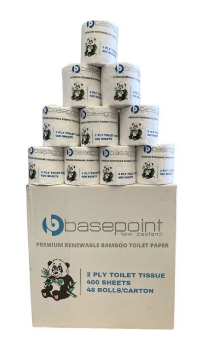 Premium Bamboo Toilet Paper - 400 sheet